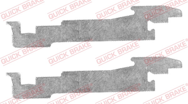 Kit dispositivo di registrazione, freno a tamburo - 104 53 001 QUICK BRAKE